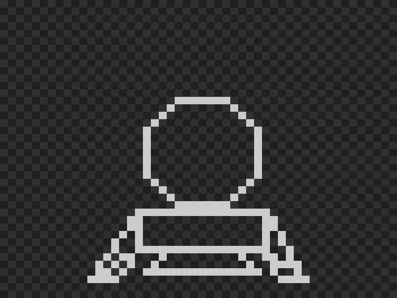 A lander with polar coordinates